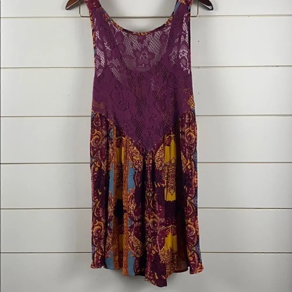 Free People | Count Me In Trapeze Tunic Top | S - Picture 5 of 8
